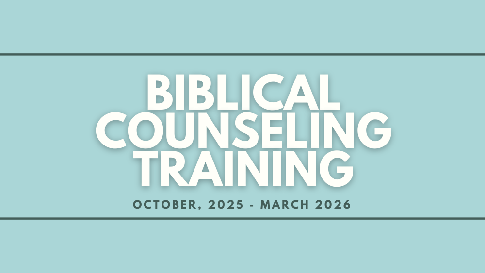 Biblical Counseling training