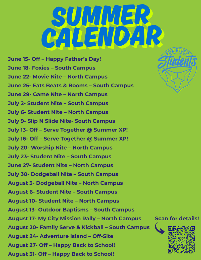 summer-calendar Summer Calendar
